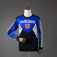 Universidad de Chile Classic Graphic Sweatshirt - Azul Manga Longa