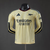 Arsenal Long Sleeved Secundária Terceira Versão Jogador Camisa 26/27