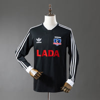 colo colo Preto Retrô Manga Longa 1991