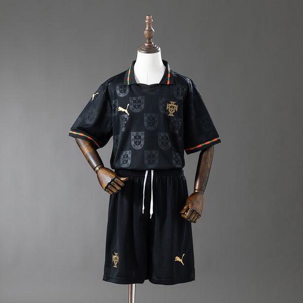 Portugal Preto Infantil Kit Camisa 2028