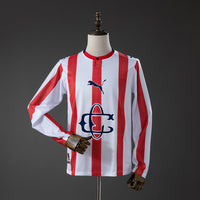 Chivas de Guadalajara 120 Aniversario Manga Longa Camisa