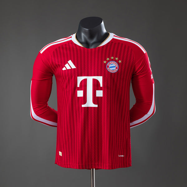 Bayern Munich Long Sleeved Principal Versão Jogador Camisa 26/27