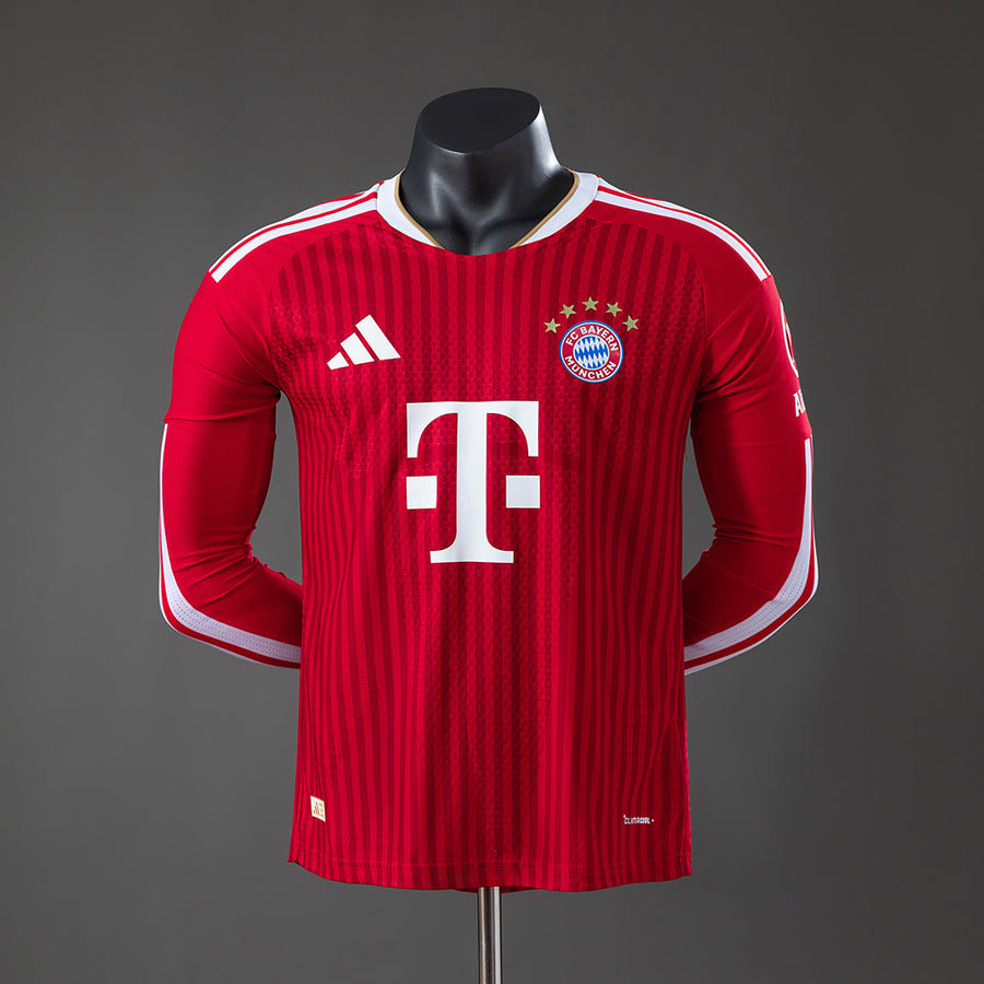 Bayern Munich Long Sleeved Principal Versão Jogador Camisa 26/27