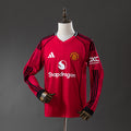 Manchester United Principal Manga Longa Camisa 25/26