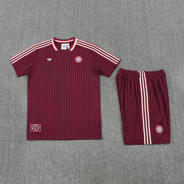 Conjunto Social Bayern Manga Curta 25/26