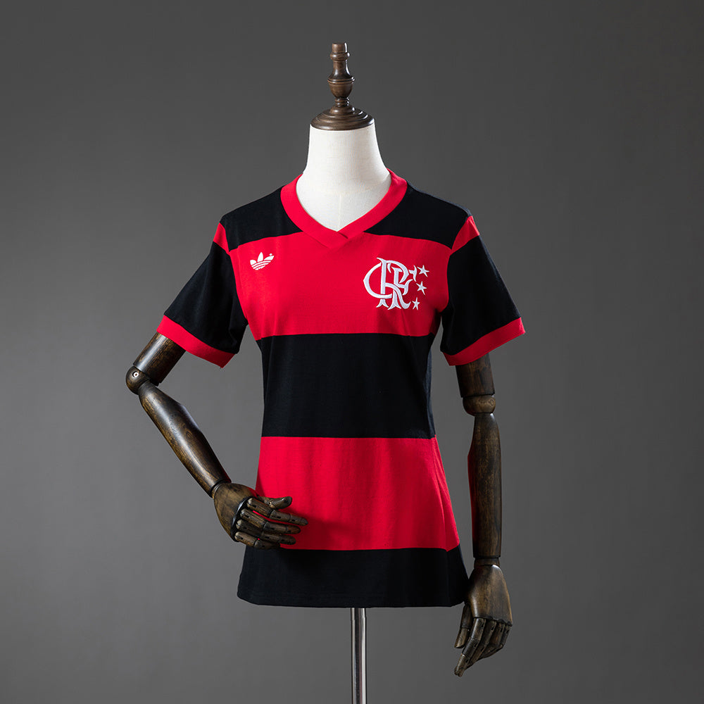 Flamengo Principal Feminino Retrô Camisa 1981