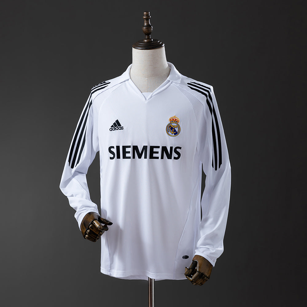 Real Madrid Principal Retrô Manga Longa 05/06