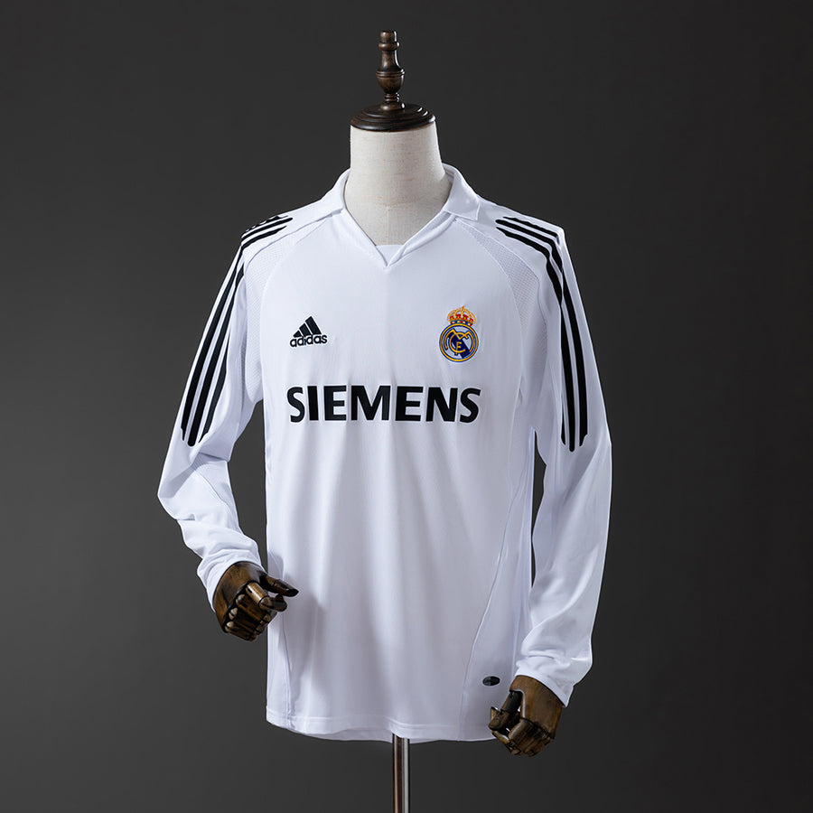 Real Madrid Principal Retrô Manga Longa 05/06