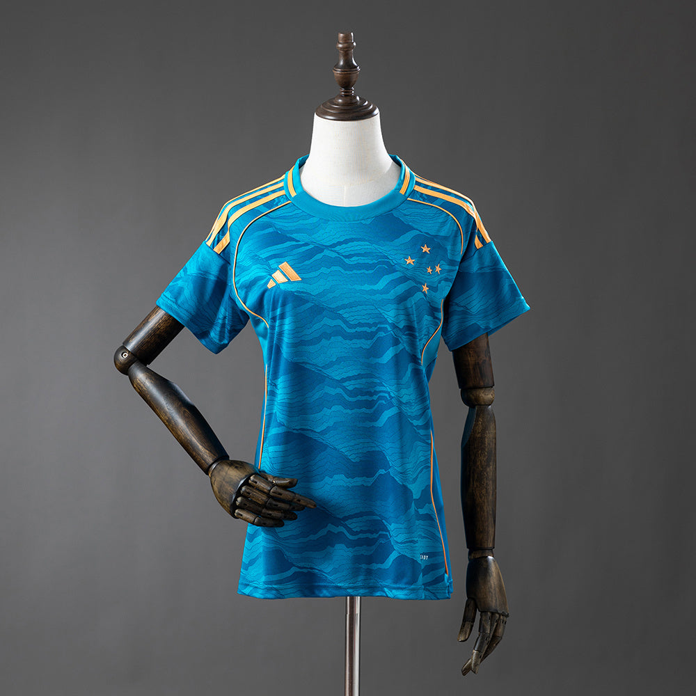 Cruzeiro Secundária Terceira Feminino Camisa 25/26