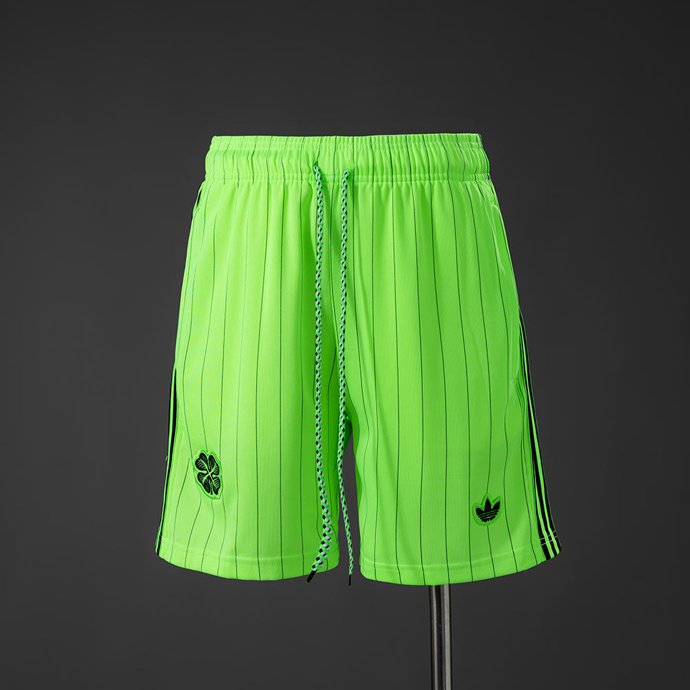 Celtic Ícones de Arquibancada Verde Fluorescente Shorts
