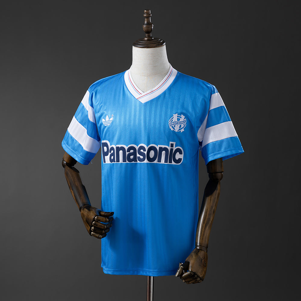 Olympique de Marseille Secundária Retrô Camisa 1990