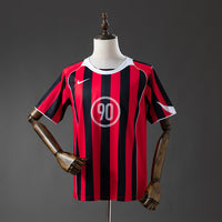 T90 Series - Vermelho and Preto Striped Camisas 2025