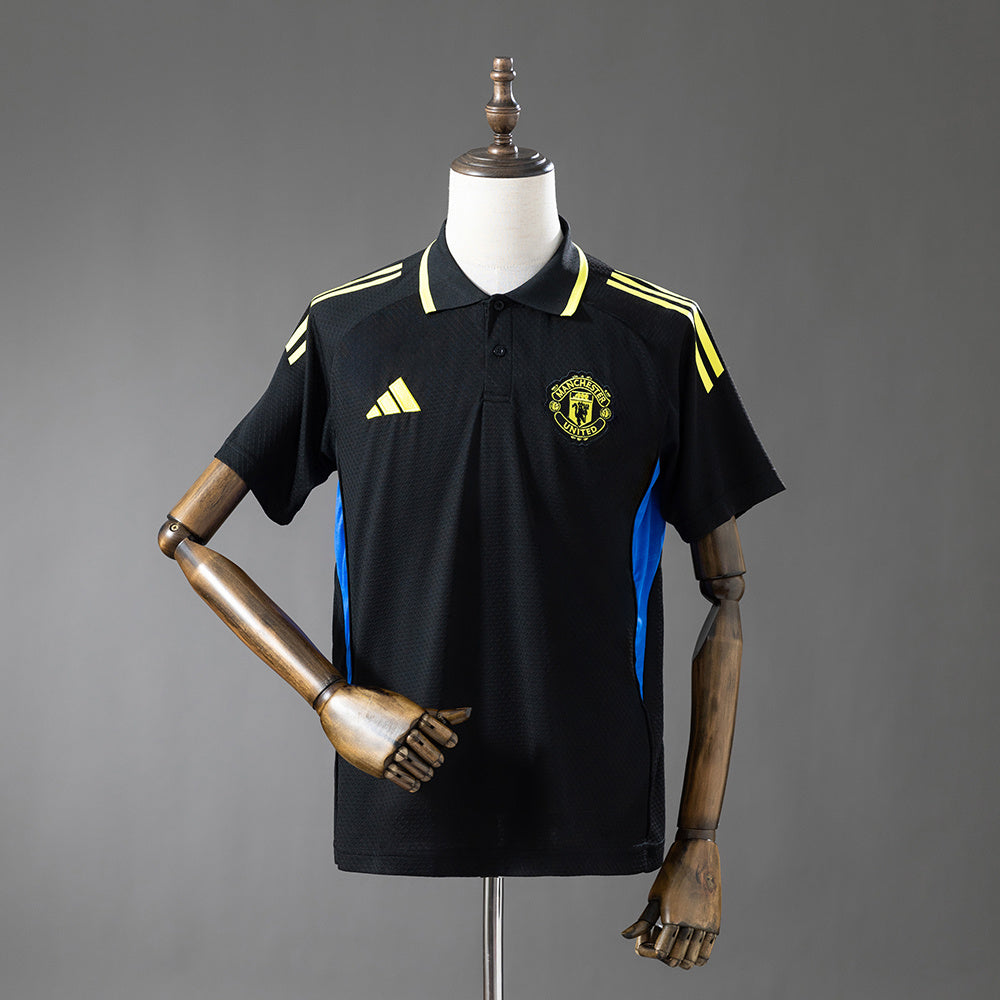 Manchester United - Preto Polo 25/26