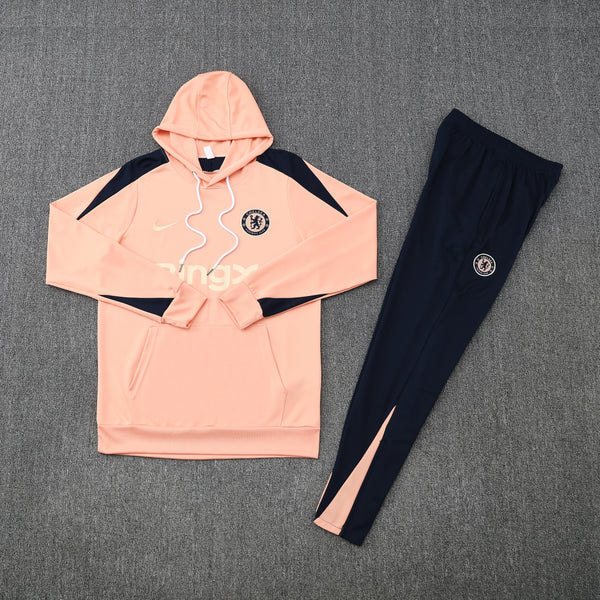 Conjunto Frio Chelsea com capuz e manga comprida Treino 25/26