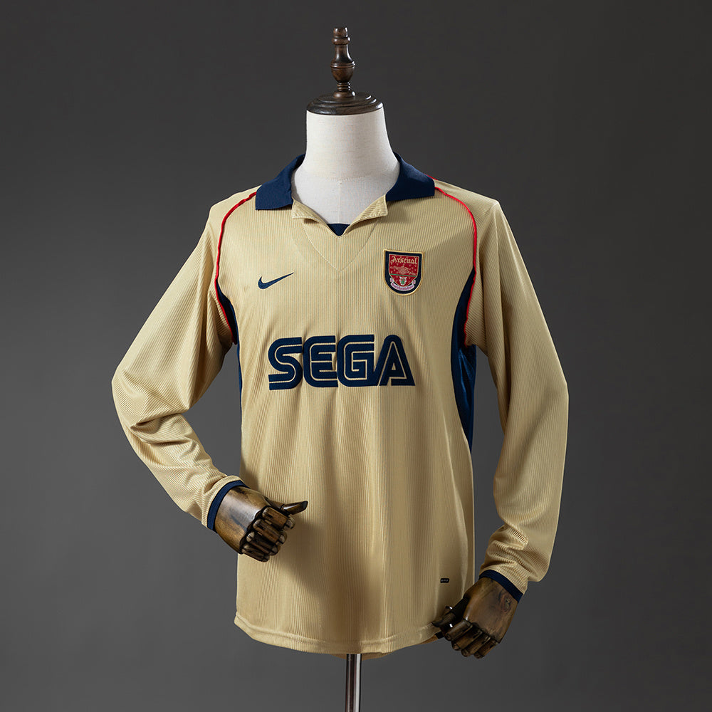 Arsenal Secundária Retrô Manga Longa Camisa 01/02