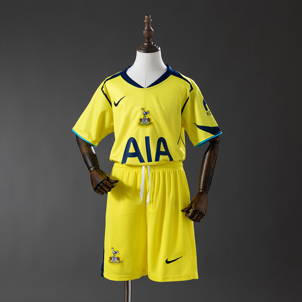 Tottenham Hotspur Secundária Terceira Infantil Kit Camisa 25/26
