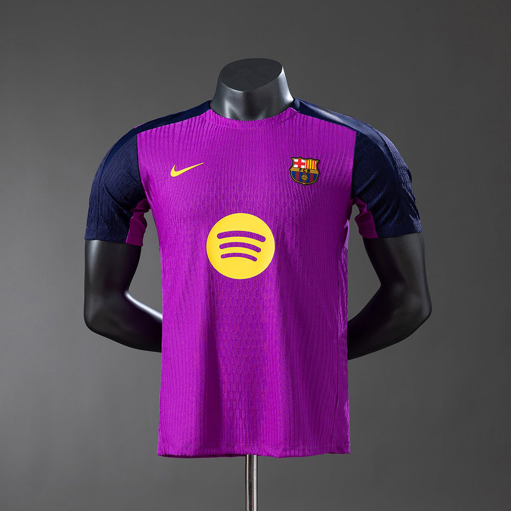 Barcelona -Roxo Treino Versão Jogador Pré-jogo Camisa 25/26