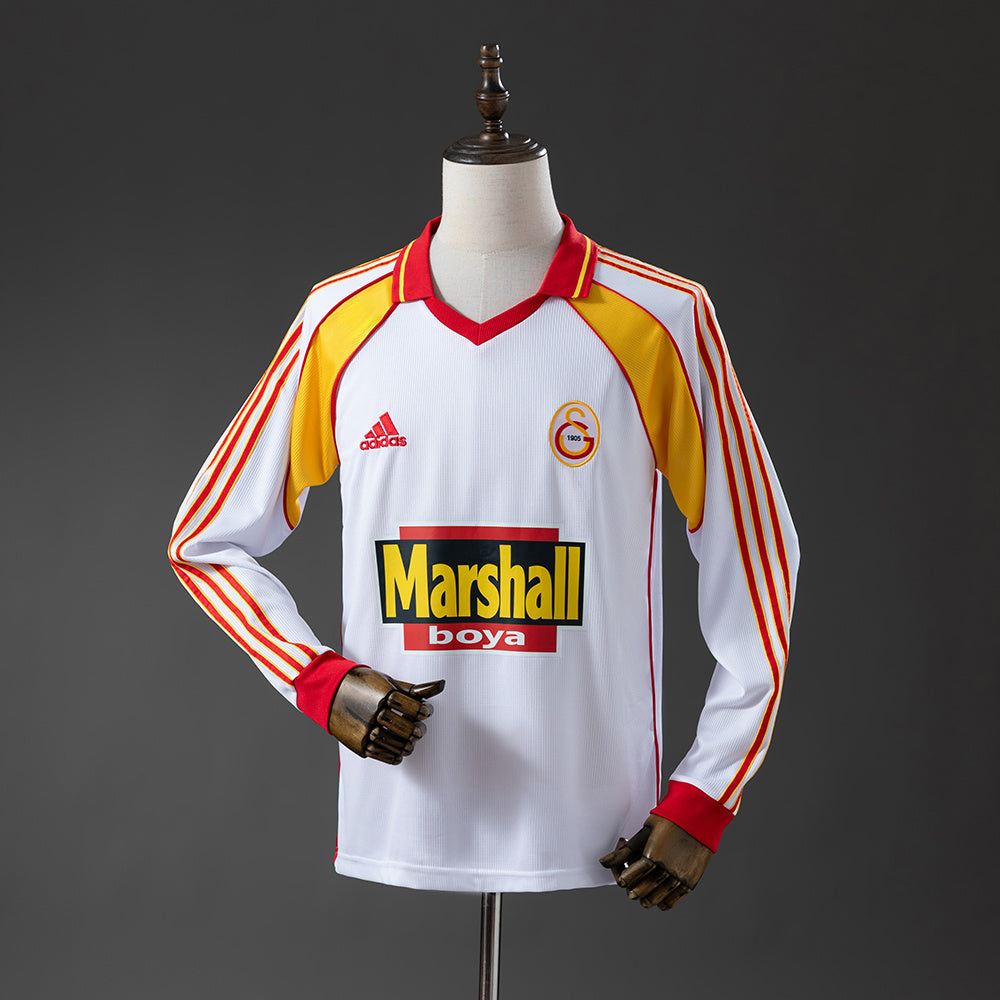 Galatasaray Secundária Retrô Manga Longa Camisa 99/00