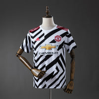 Manchester United Secundária Terceira Retrô Camisa 2021