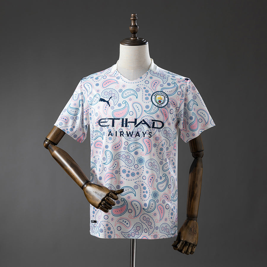 Manchester City Secundária Terceira Retrô Camisa 2021