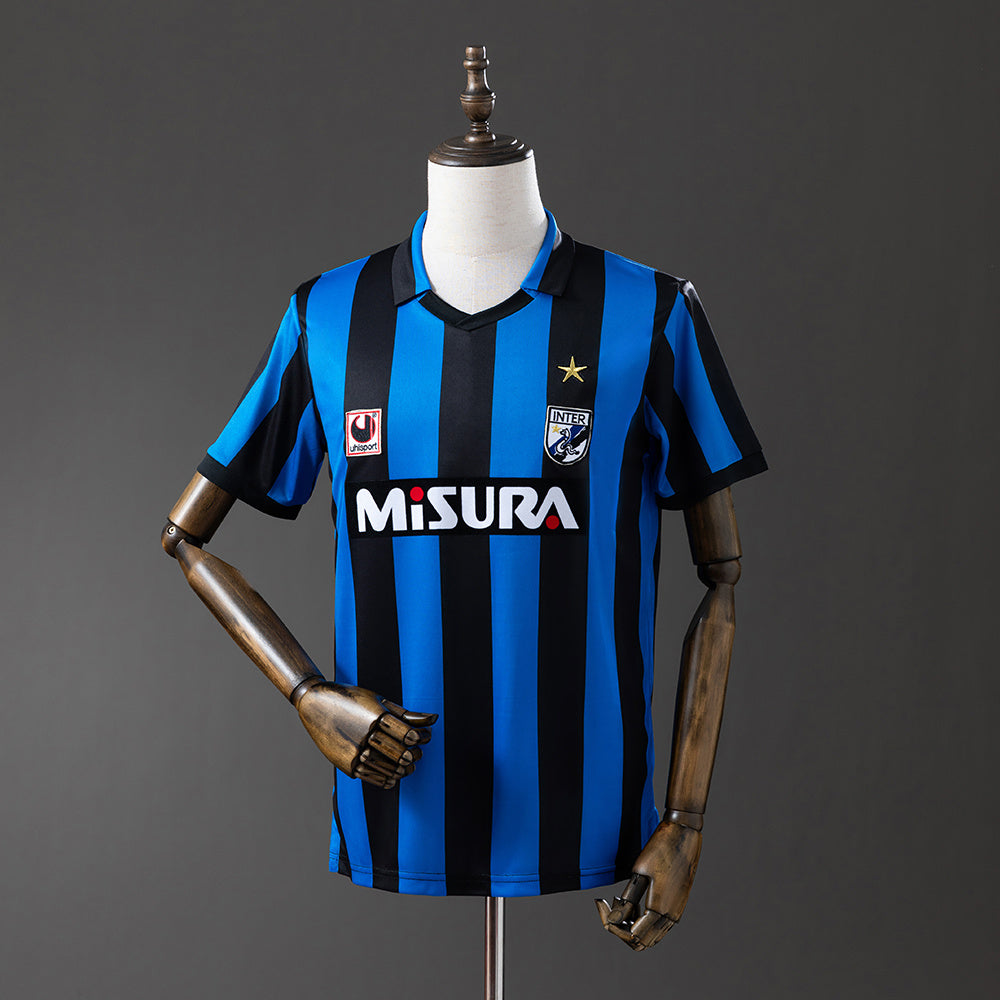 Inter de Milão Principal Retrô 1990