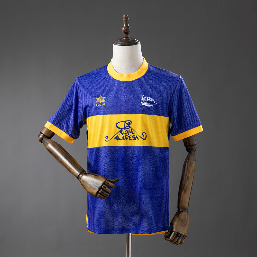 Deportivo Alavés Principal Retrô Camisa 00/01