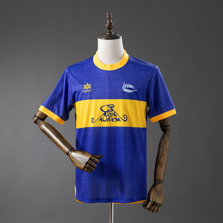 Deportivo Alavés Principal Retrô Camisa 00/01