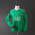 Manchester United Goleiro Retrô Manga Longa Camisa 07/08