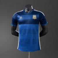 Argentina Secundária Retrô Versão Jogador Camisa 2014
