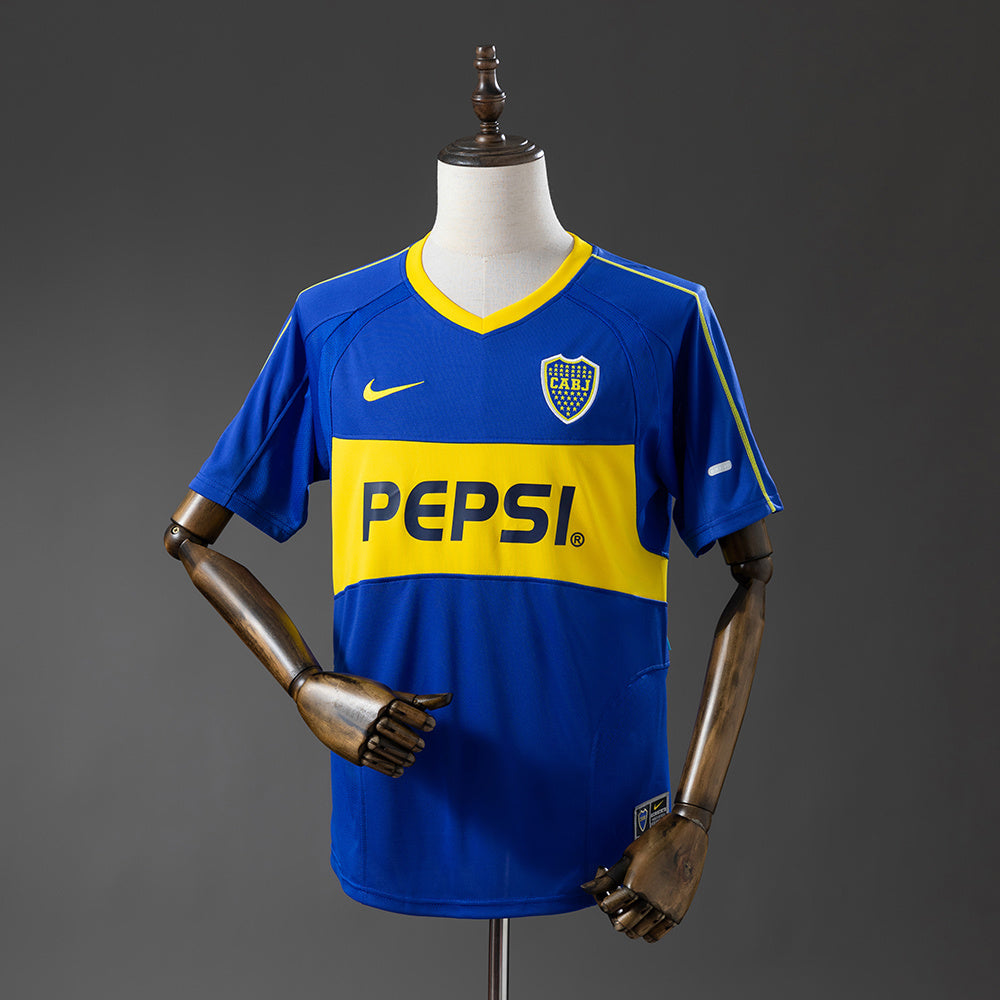 Boca Juniors Principal Retrô Camisa 03/04