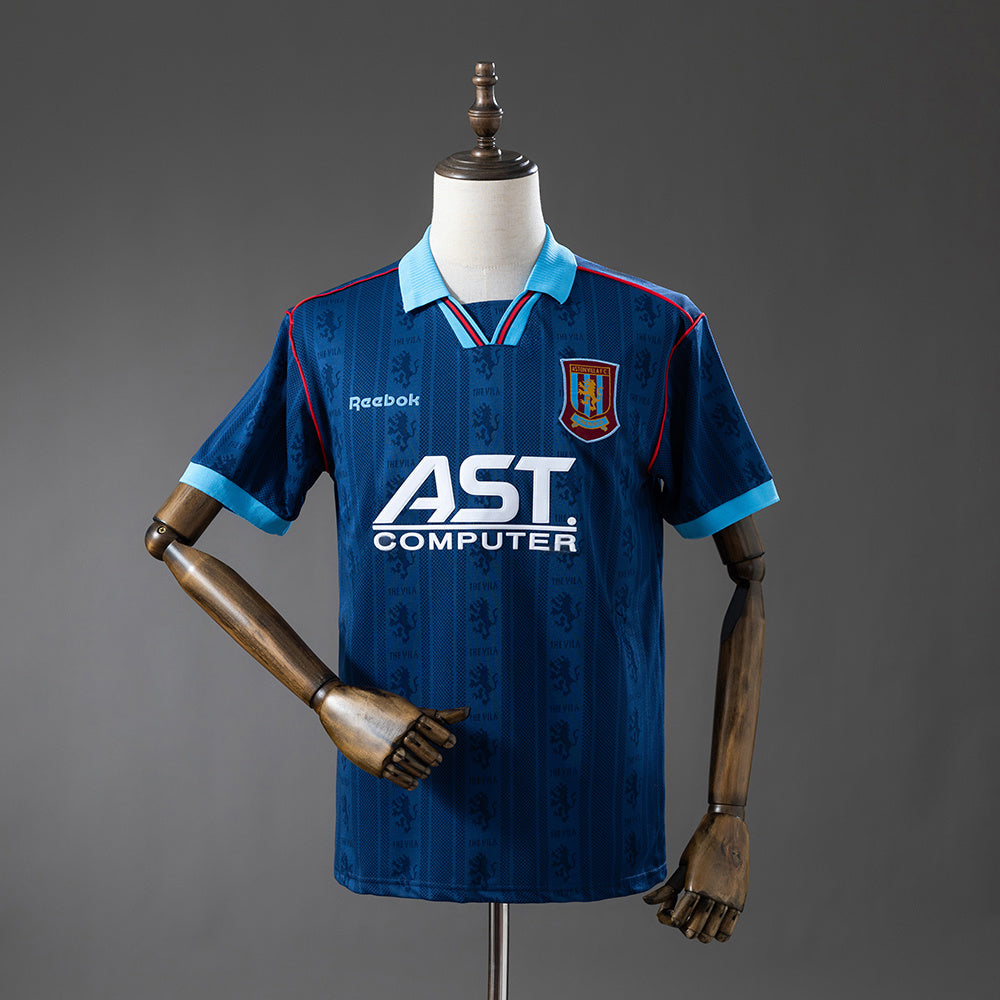Aston Villa Secundária Retrô Camisa 95/96
