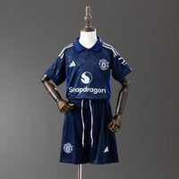 Manchester United Secundária Infantil Kit Camisa 24/25