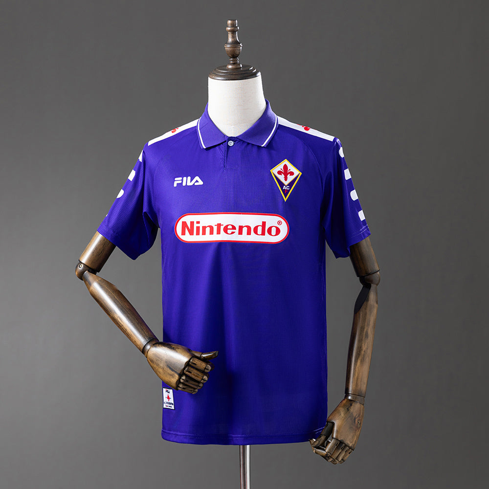 Fiorentina Principal Retrô Camisa 1998