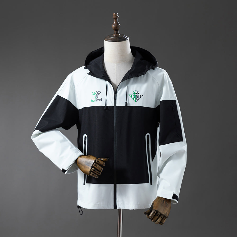 Real Betis - Preto & Branco Corta Vento