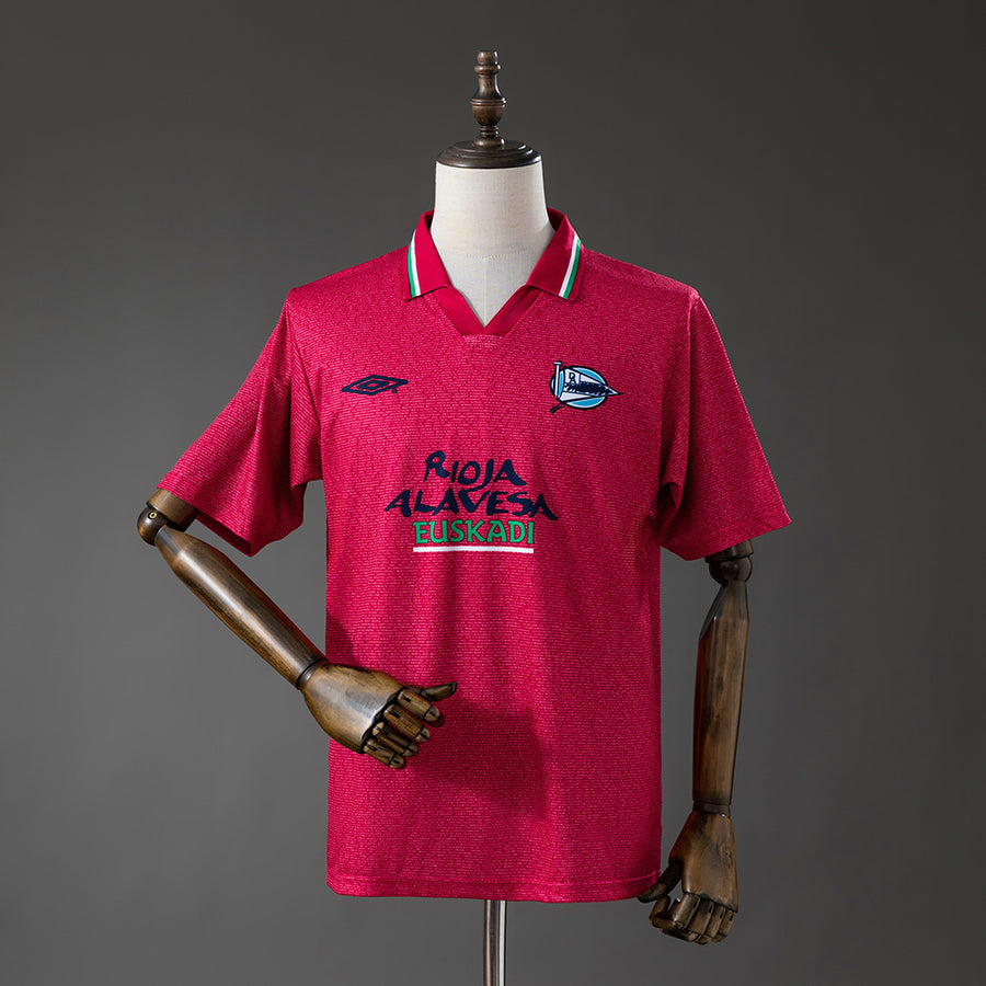 Deportivo Alavés Secundária Terceira Retrô Camisa 02/03