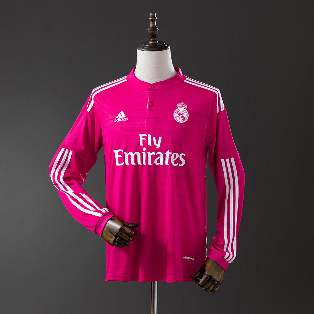 Real Madrid Secundária Retrô Manga Longa Camisa 14/15