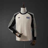 Oasis Tour Three-Striped - Bege Manga Longa Camisa