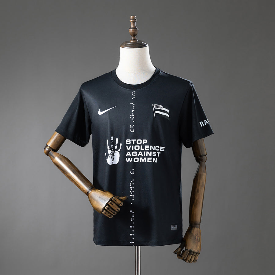 Sturm Graz Stop Violence Against Special Released Feminino Kit Camisa 25/26
