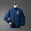 Barcelona Reversible - Vermelho & Marinho Corta Vento Jaqueta