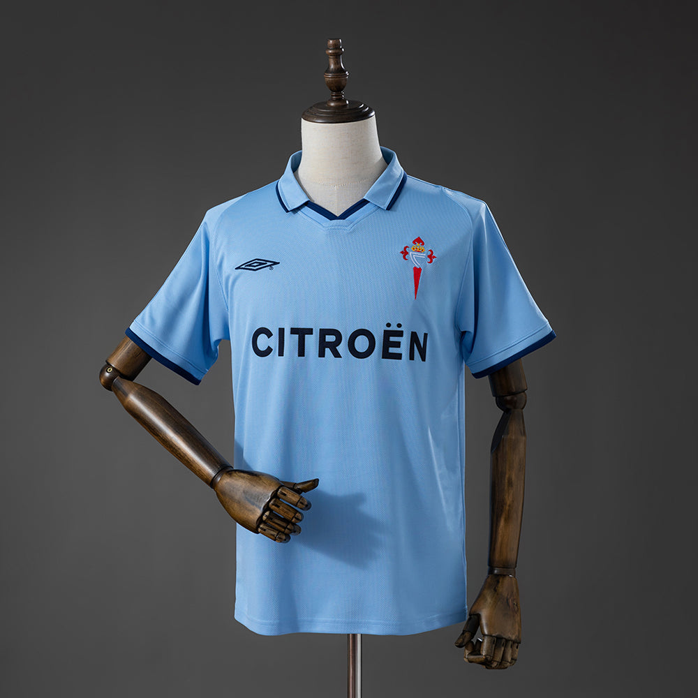 Celta de Vigo Principal Copa UEFA Retrô 01/02