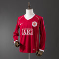 Manchester United Principal Retrô Manga Longa 06/07