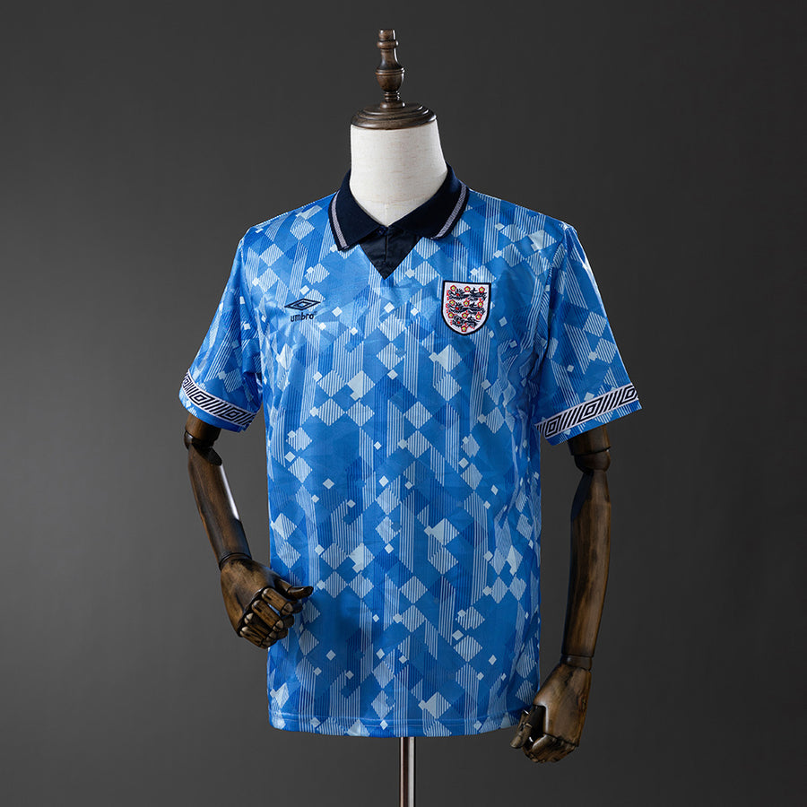 Inglaterra Secundária Segunda Retrô Camisa 1990