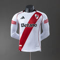 River Plate Principal Manga Longa Versão Jogador Camisa 25/26