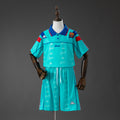 Barcelona Secundária Infantil Kit Retrô Camisa 1995