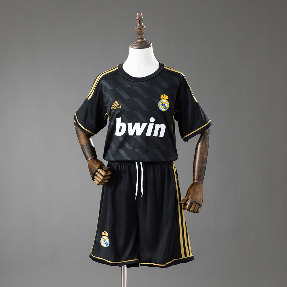 Real Madrid Secundária Infantil Kit Retrô Camisa 11/12