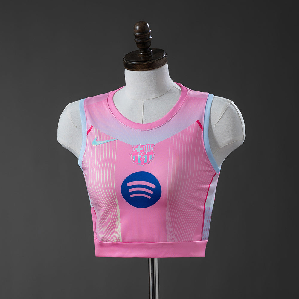 Barcelona Edição Conceito - Rosa Feminino Colete 25/26