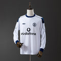 Manchester United Secundária Retrô Manga Longa Camisa 00/01