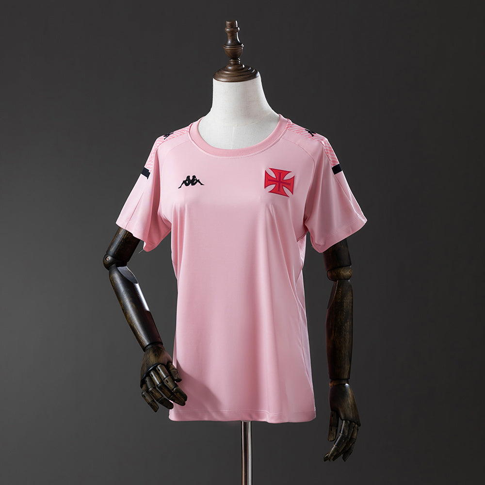 Vasco da Gama Rosa Feminino Camisa 24/25