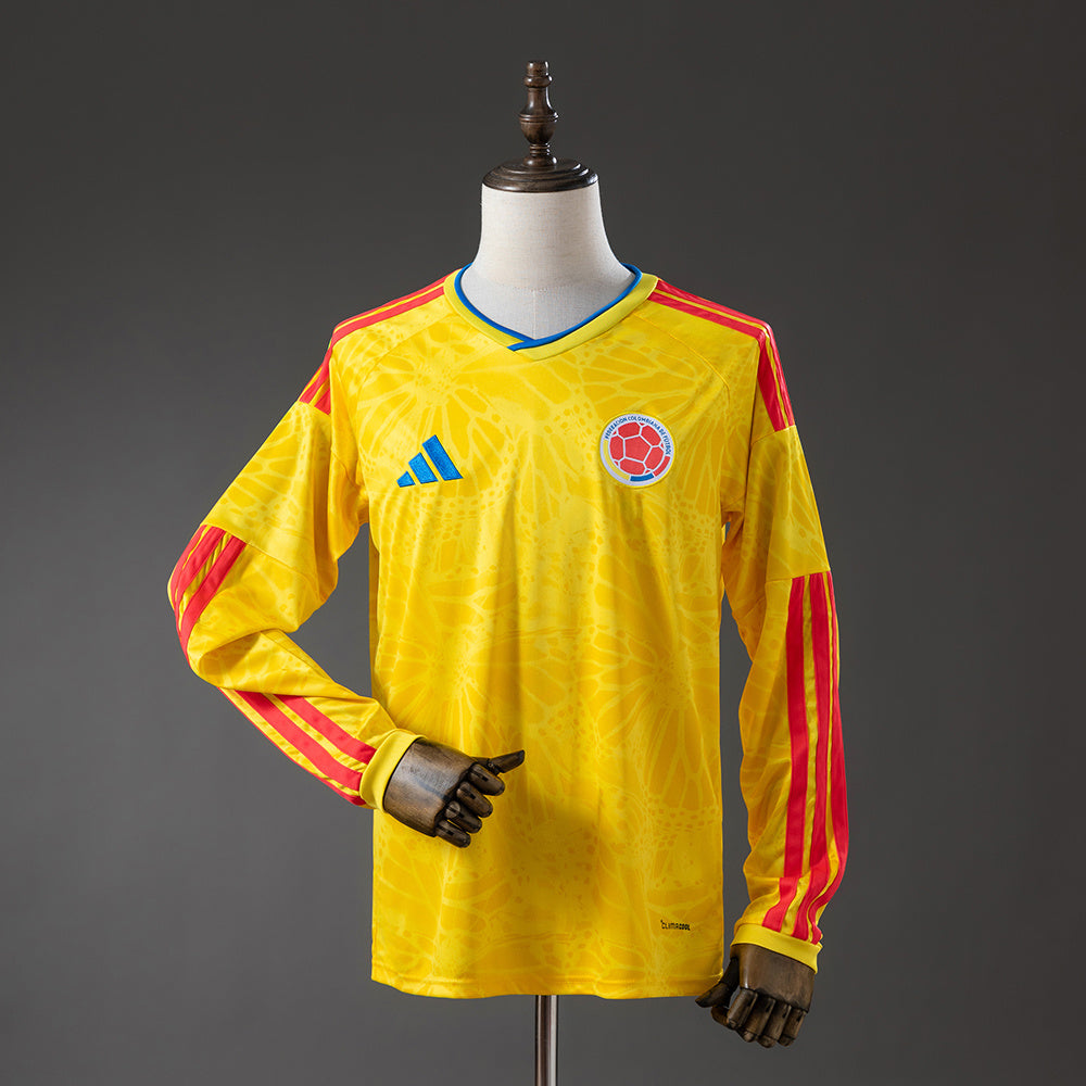Colômbia Principal Manga Longa Camisa 2026