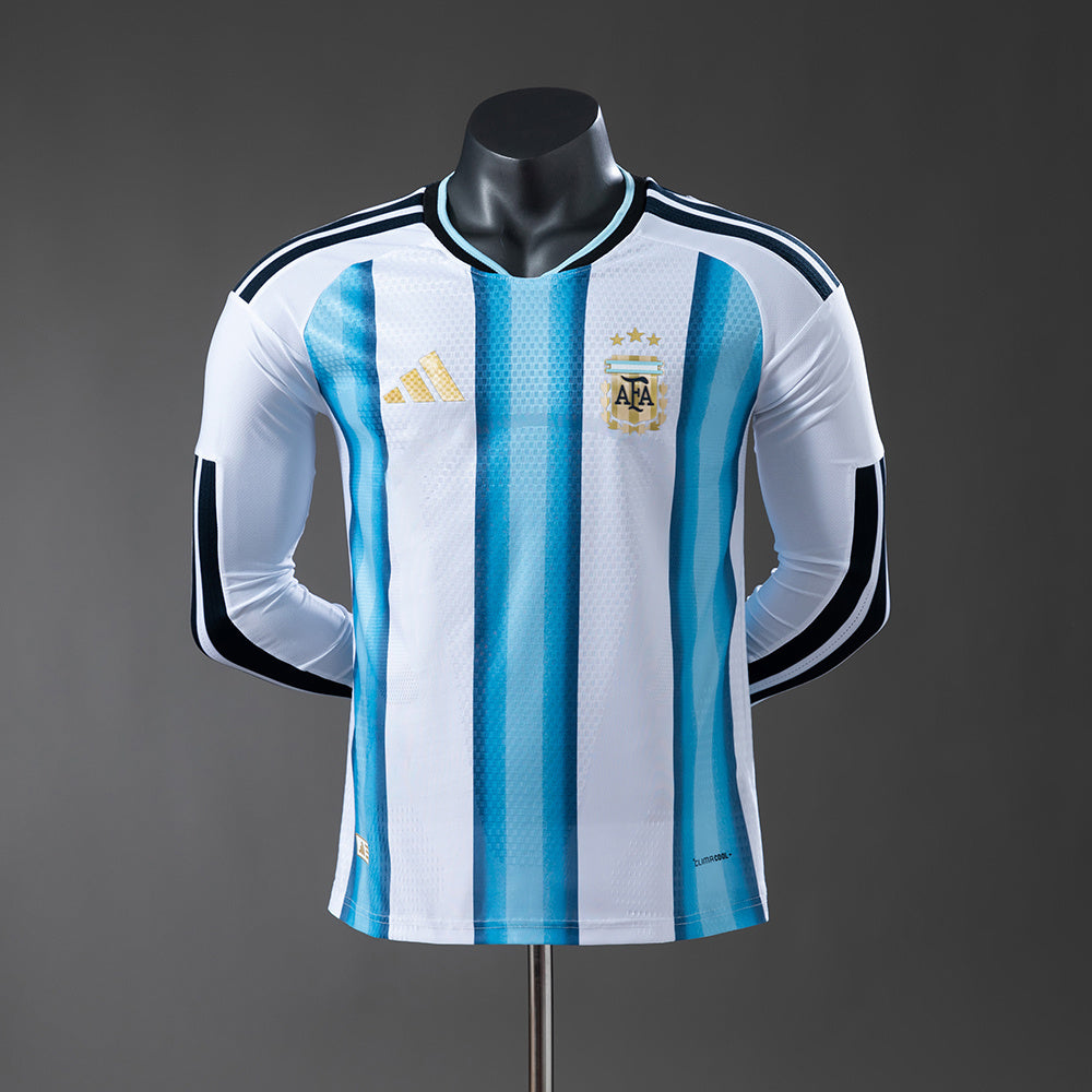 Argentina Principal Manga Longa Versão Jogador Camisa 2026